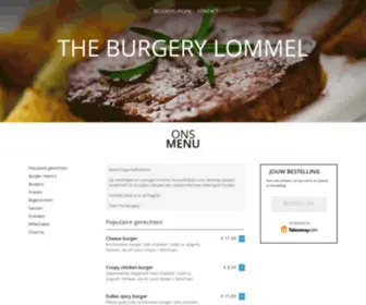 Theburgerylommel.be(The Burgery Lommel) Screenshot