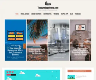 Theburningofrome.com(New empire of knowledge) Screenshot