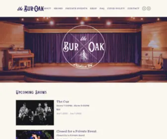 Theburoakmadison.com(The Bur Oak) Screenshot