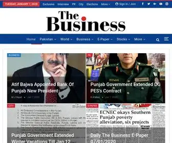 Thebusiness.com.pk(Daily The Business) Screenshot