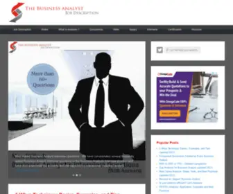 Thebusinessanalystjobdescription.com(The Business Analyst Job Description) Screenshot