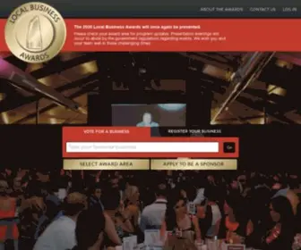 Thebusinessawards.com.au(The Local Business Awards) Screenshot