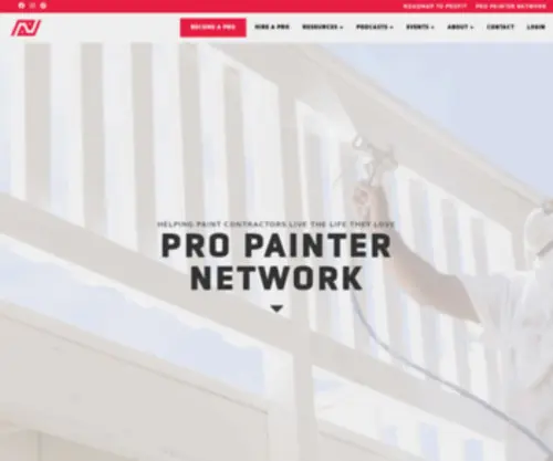 Thebusinessbrush.com(The Pro Painter Network) Screenshot