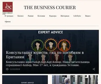 Thebusinesscourier.com(Exception) Screenshot