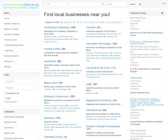 Thebusinessdirectory.co.za(The South African Business Directory) Screenshot