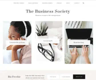 Thebusinesssociety.co(The Business Society) Screenshot