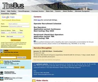 Thebus.org(Thebus) Screenshot