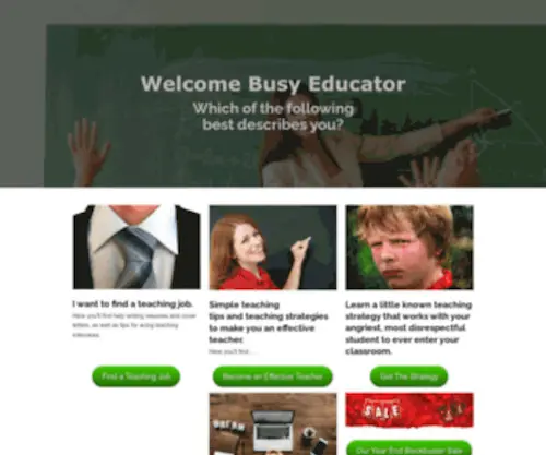 Thebusyeducator.com(The Busy Educator) Screenshot