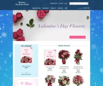 Thebutlerflorist.com(Butler Florist) Screenshot