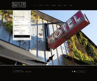 Thebutlerhotel.com(The Butler Hotel) Screenshot