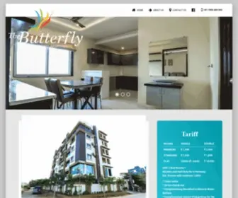 Thebutterflyindia.com(The Butterfly Luxury Serviced Apartments) Screenshot