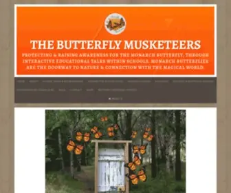 Thebutterflymusketeers.com(The Butterfly Musketeers) Screenshot