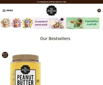 Thebutternutcompany.com(Healthy Nut Butter & Energy Balls in India) Screenshot