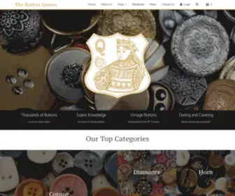 Thebuttonqueen.co.uk(The Button Queen) Screenshot