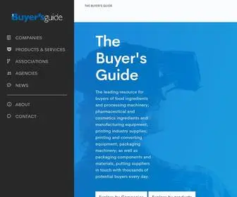 Thebuyersguide.co.za(The leading resource for buyers) Screenshot