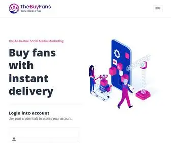 Thebuyfans.com(Thebuyfans) Screenshot