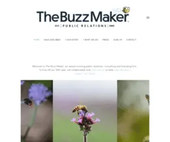 Thebuzzmaker.com(The Buzz Maker Public Relations) Screenshot