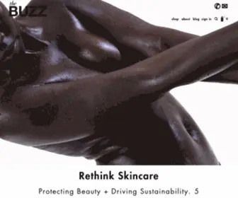 Thebuzzskin.com(Skincare reimagined. One spray) Screenshot