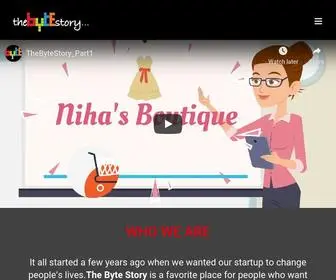 Thebytestory.com(We take care of your IT needs) Screenshot