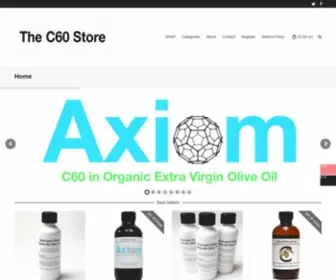 Thec60Store.com(Buy Carbon 60 Online) Screenshot