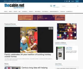 Thecabin.net(Log cabin democrat) Screenshot
