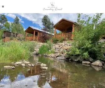 Thecabinsatcountryroad.com(A Unique Retreat by the Creek) Screenshot