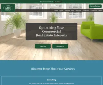 Thecabotgroup.com(Commercial Real Estate) Screenshot