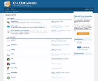 Thecadforums.com(CAD Forums) Screenshot