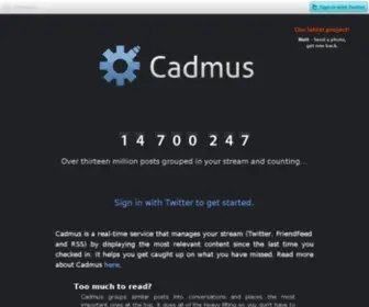 Thecadmus.com(Thecadmus) Screenshot