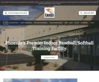 Thecagesfacility.com(Indoor Batting Cage) Screenshot