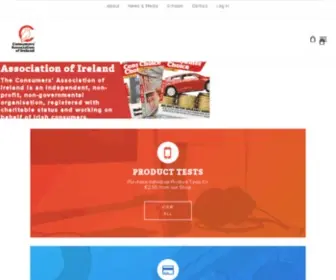 Thecai.ie(Consumers' Association of Ireland) Screenshot