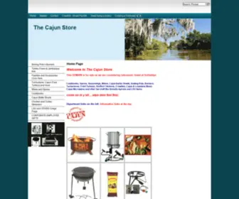 ThecajunStore.com(The Cajun Store cajun microwaves) Screenshot