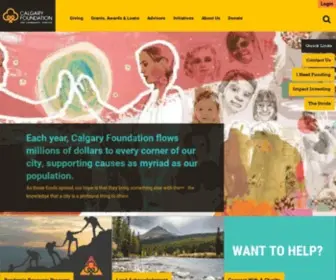 Thecalgaryfoundation.org(The Calgary Foundation) Screenshot