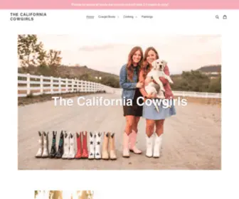 Thecaliforniacowgirls.com(The California Cowgirls) Screenshot