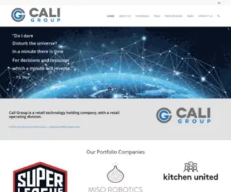 Thecaligroup.com(Focused on Using Technology to Transform the Restaurant and Retail Industries) Screenshot