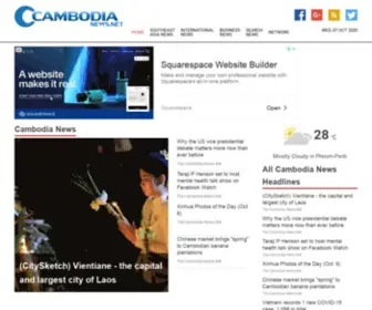 Thecambodianews.net(News & Views from Cambodia) Screenshot