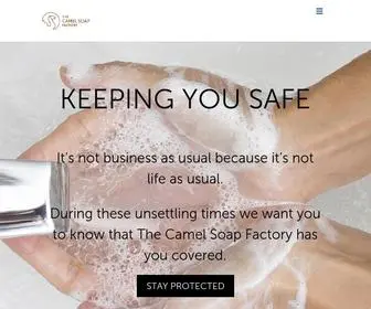 Thecamelsoapfactory.com(The Camel Soap Factory) Screenshot