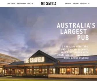 Thecamfieldbar.com.au(The Camfield) Screenshot