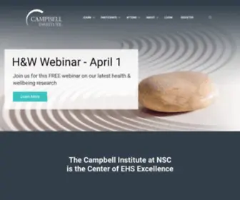 Thecampbellinstitute.org(The Campbell Institute at the National Safety Council (NSC)) Screenshot