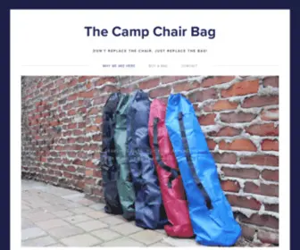 Thecampchairbag.com(The Camp Chair Bag) Screenshot