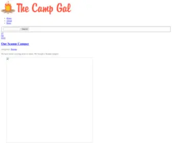 Thecampgal.com(The Camp Gal) Screenshot