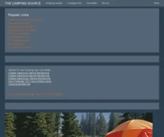 Thecampingsource.com(Camping Source Camping Gear Camping equipment camping tents) Screenshot