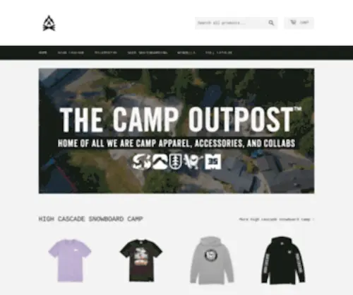 Thecampoutpost.com(The Camp Outpost) Screenshot