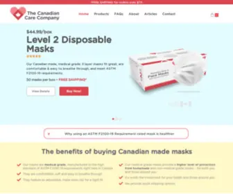 Thecanadiancarecompany.ca(The Canadian Care Company Inc) Screenshot