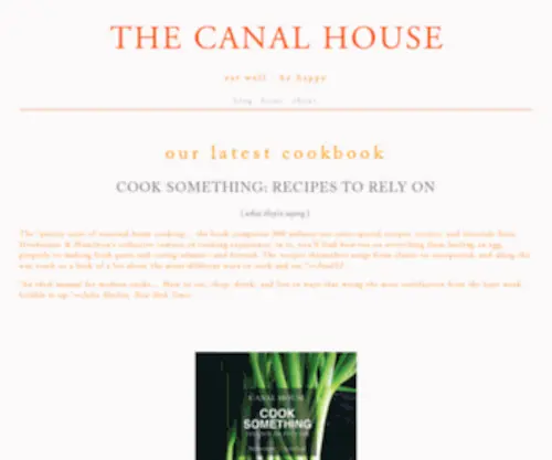 Thecanalhousebooks.com(The Canal House) Screenshot