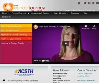 Thecancerjourney.com(The Cancer Journey) Screenshot