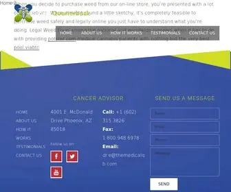 Thecancerqb.com(Get medical advisors in Arizona. Medical QB) Screenshot