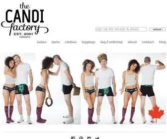 Thecandifactory.com(The candi factory) Screenshot