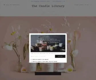 Thecandlelibrary.com(The Candle Library) Screenshot