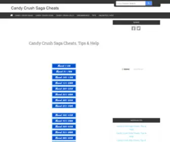 Thecandycrush.com(Candy Crush Saga Cheats) Screenshot